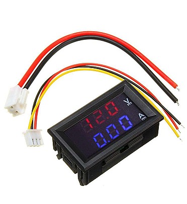 Mini Digital Voltmeter Ammeter DC 0-100V 10A