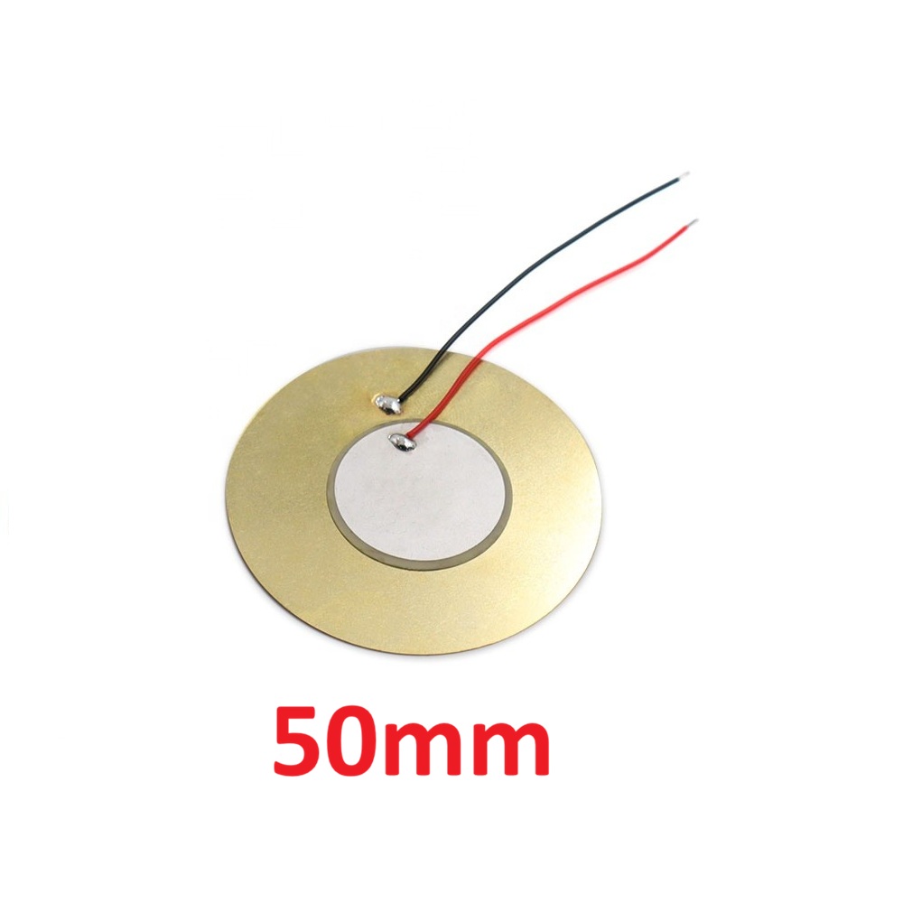 Piezo Element Ceramic Wafer Plate Dia 50mm