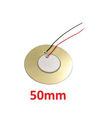 Piezo Element Ceramic Wafer Plate Dia 50mm