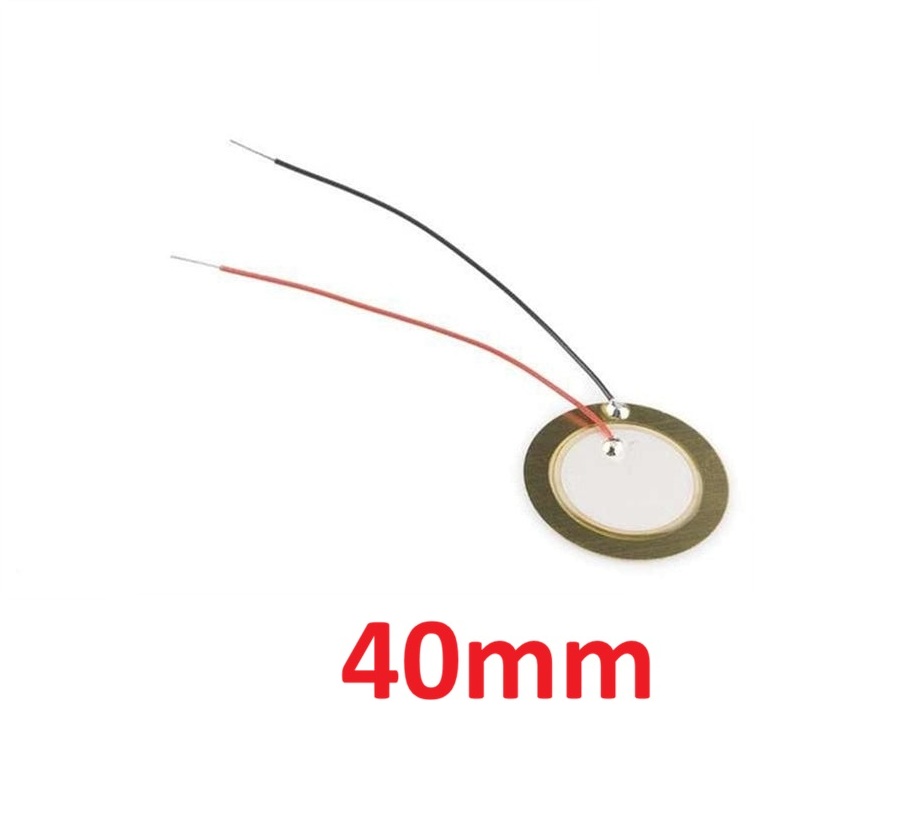 Piezo Element Ceramic Wafer Plate Dia 40mm