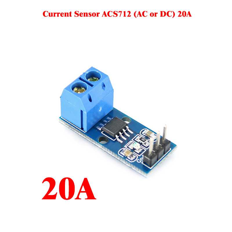 Current Sensor ACS712 - 20A (AC or DC)