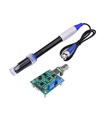 Liquid PH Sensor + BNC PH Electrode Probe Module (PH0-14)