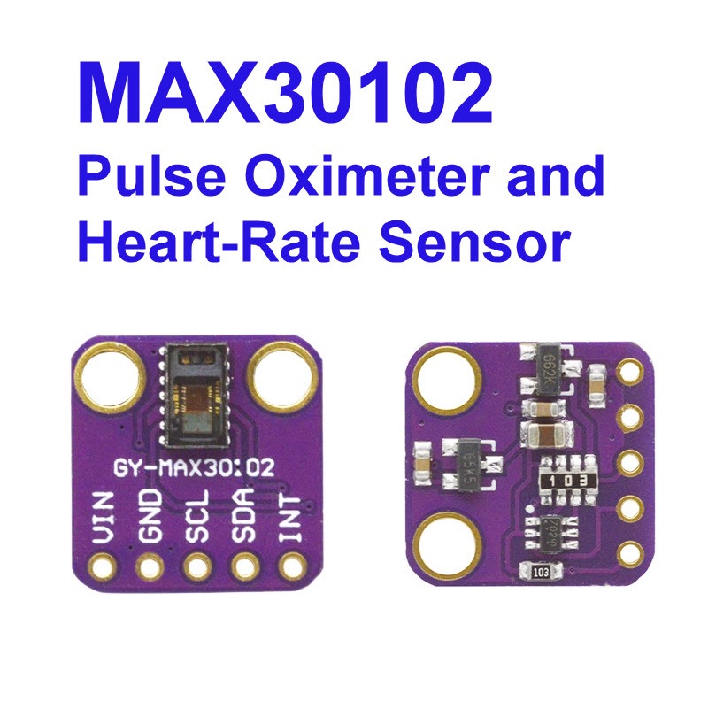 MAX30102 Heart Rate Sensor And Puls Detection Blood Oxygen Concentration (Purple Version)