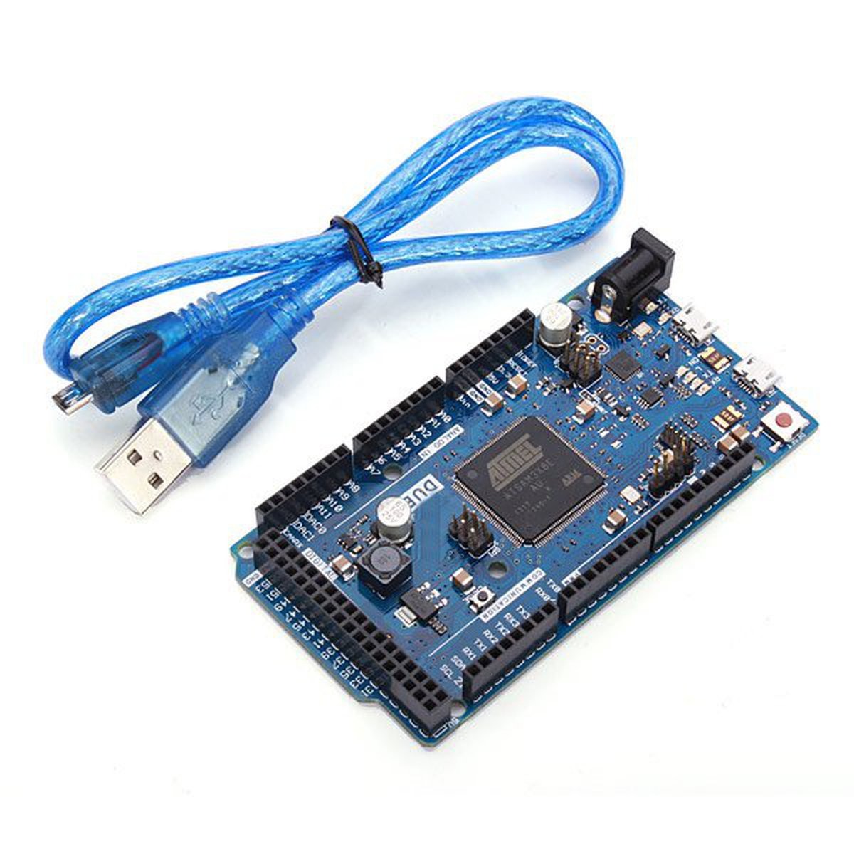 Arduino Due AT91SAM3X8E ARM Cortex-M3 Board, 84MHz, 512KB Board compatible with Arduino Cable