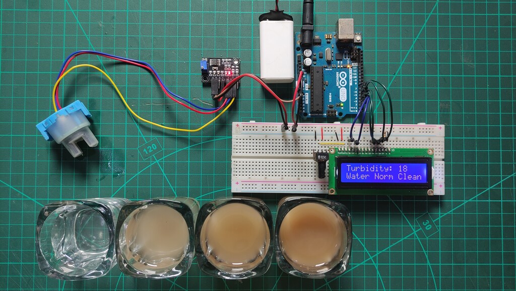 Water Turbidity Sensor Module With Board