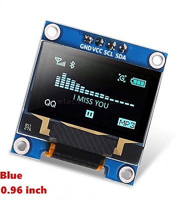 OLED LCD LED Display Module Blue (128X64 - 0.96 inch)