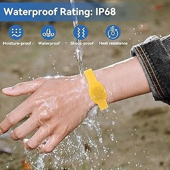 NFC Wristband Rewritable Waterpoof EM4305 - 125Khz (Silicon Bracelet) Size: 65mm