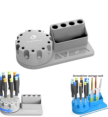 Screwdriver Rotates Storage Seat 360° (TE-193)