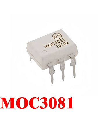 MOC3081 (Optoisolator Triac driver) DIP-6