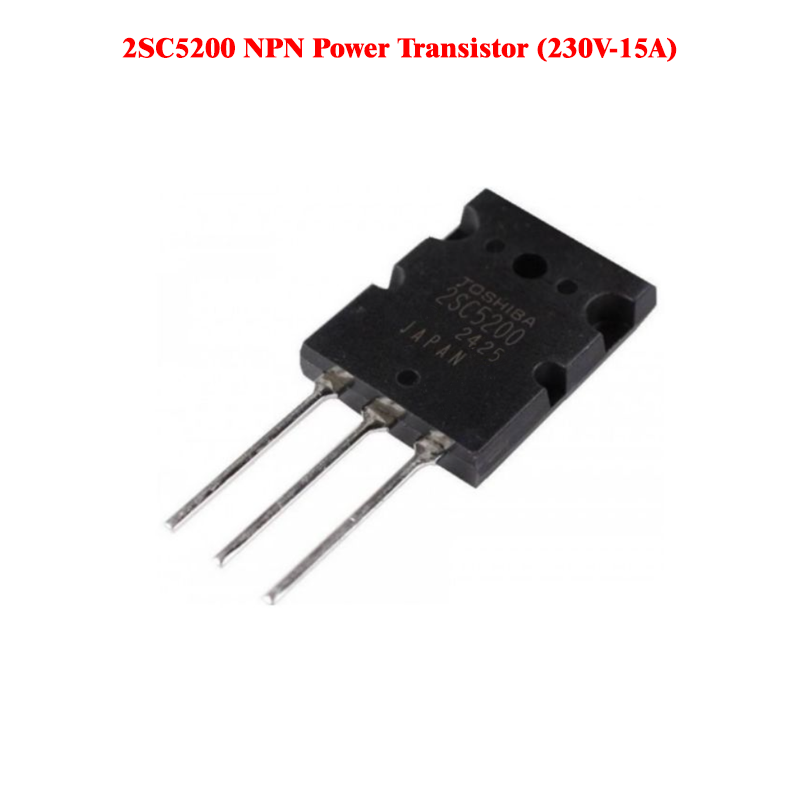 2SC5200 NPN Power Transistor TOSHIBA (230V-15A) TO-3P