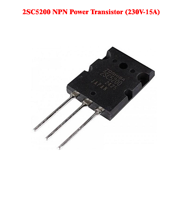 2SC5200 NPN Power Transistor TOSHIBA (230V-15A) TO-3P