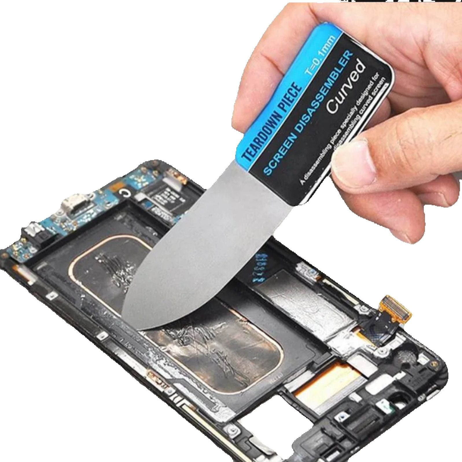 MaAnt 0.1mm Tear Down Piece Screen Disassembler Card Ultra Thin Pry Opening Tool For LCD Curved Screen