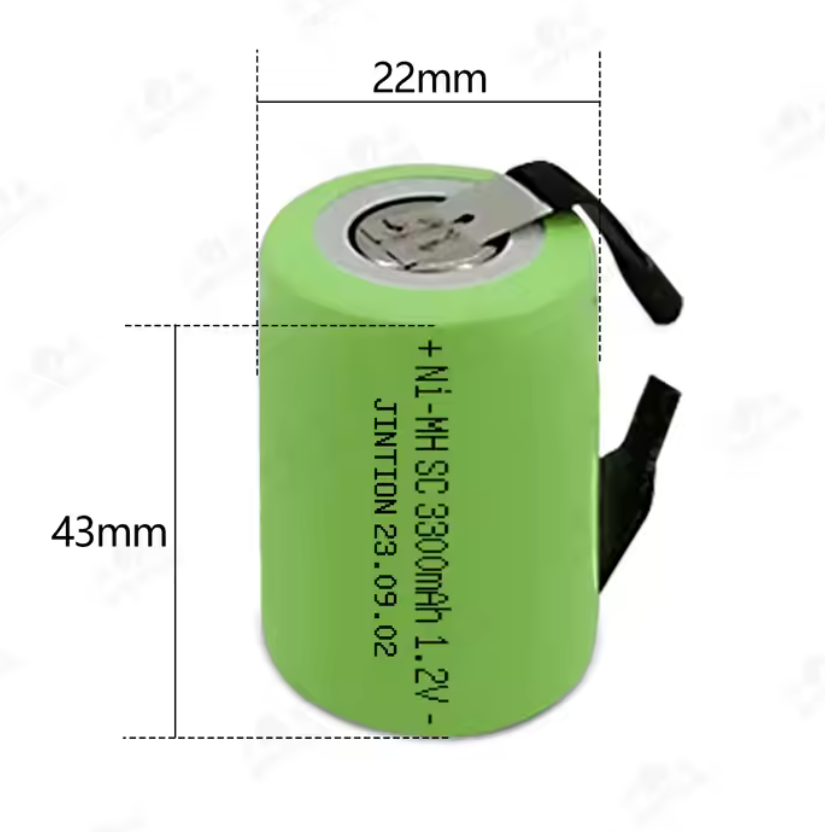 Rechargeable Battery 1.2V SC Ni-MH (Real Capacity: 1200mah)