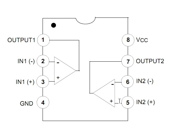 SMD LM2903 SOP-8 (Low Power Dual Voltage Comparator)