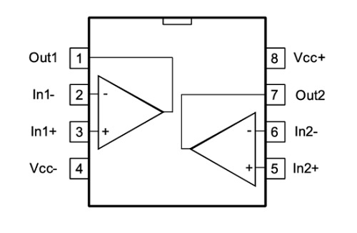 LM358 DIP-8 (Dual Operational Amplifier)