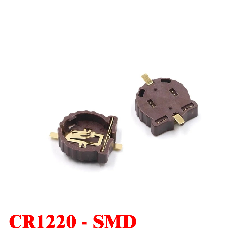 Coin Cell Battery holder Case DIP For CR1220 - SMD