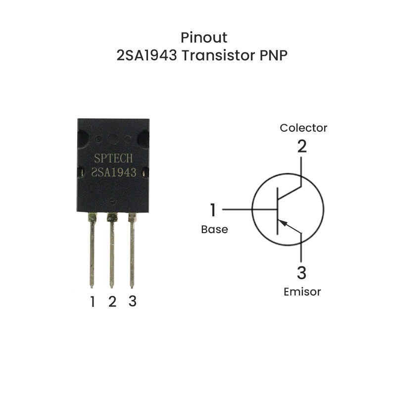 2SA1943 PNP Power Transistor TOSHIBA (230V-15A) TO-3P