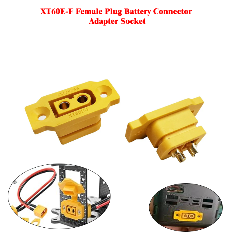 XT60E-F Female Plug Battery Connector Adapter Socket