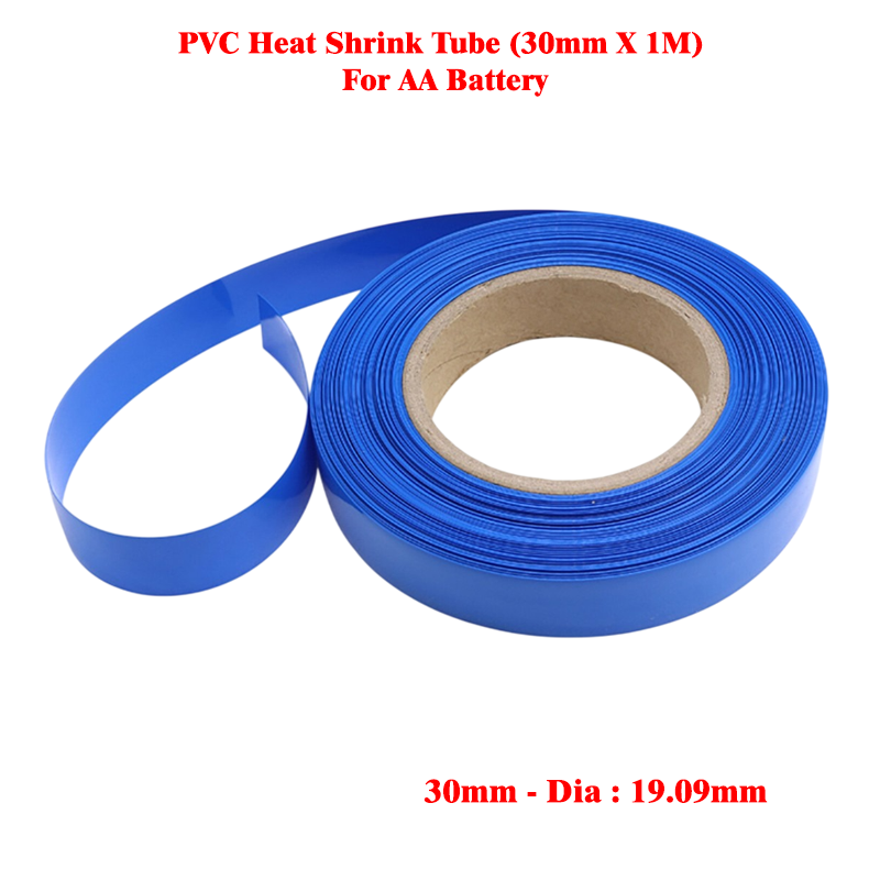 PVC Heat Shrink Tube (30mm X 1M) For Battery