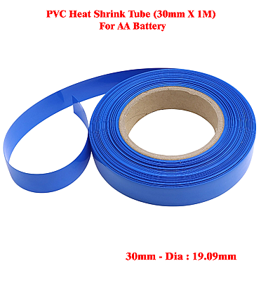 PVC Heat Shrink Tube (30mm X 1M) For Battery