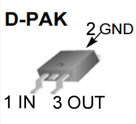 SMD 7808 (78M08) “Positive Voltage Regulator 8V”