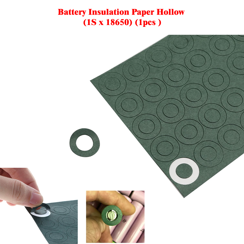 Battery Insulation Paper Hollow (1S x 18650) (1pcs )