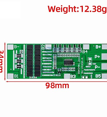 BMS 6S (24V-40A ) Lithium Battery Protection Module