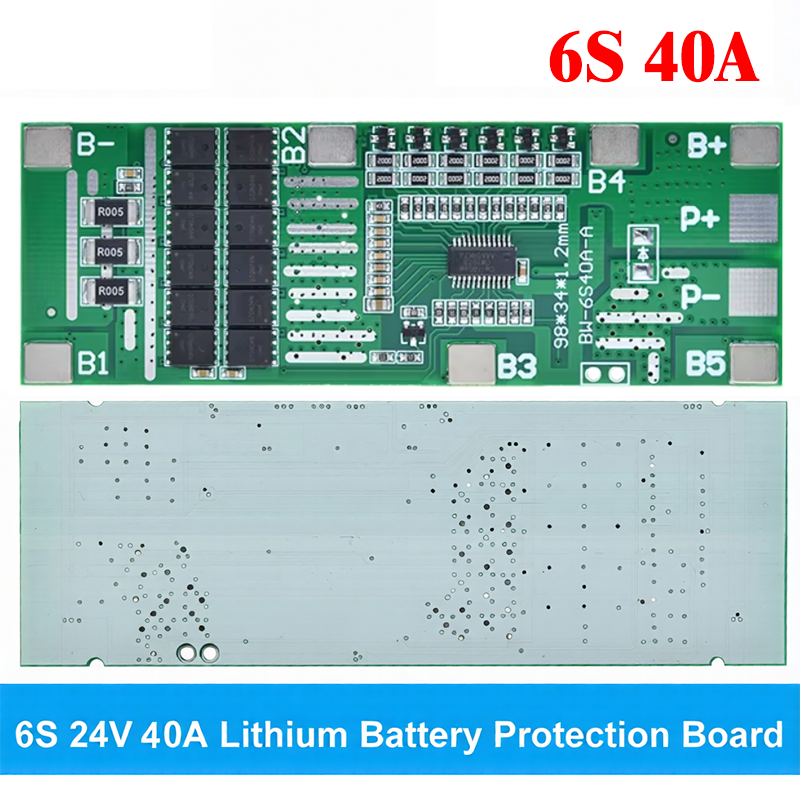 BMS 6S (24V-40A ) Lithium Battery Protection Module