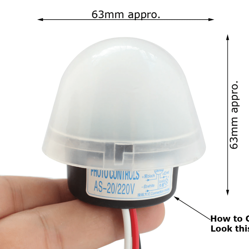 Photocell LDR Sensor Switch (AS-20) ,15A