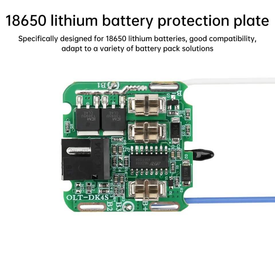 BMS 4S (16.8V-30A ) Lithium Battery Protection Module With NTC For Electric Drill