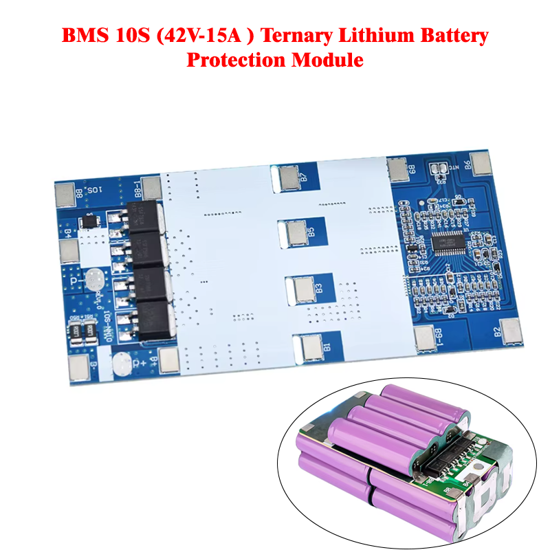 BMS 10S (42V-15A ) Ternary Lithium Battery Protection Module