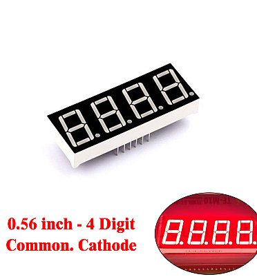 Large 7-Segment Blue (Common Cathode - 1.8 inch)