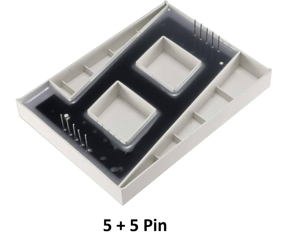Single Digit 7 Segment 5 Inch Com.Anode - Red - 50101BS