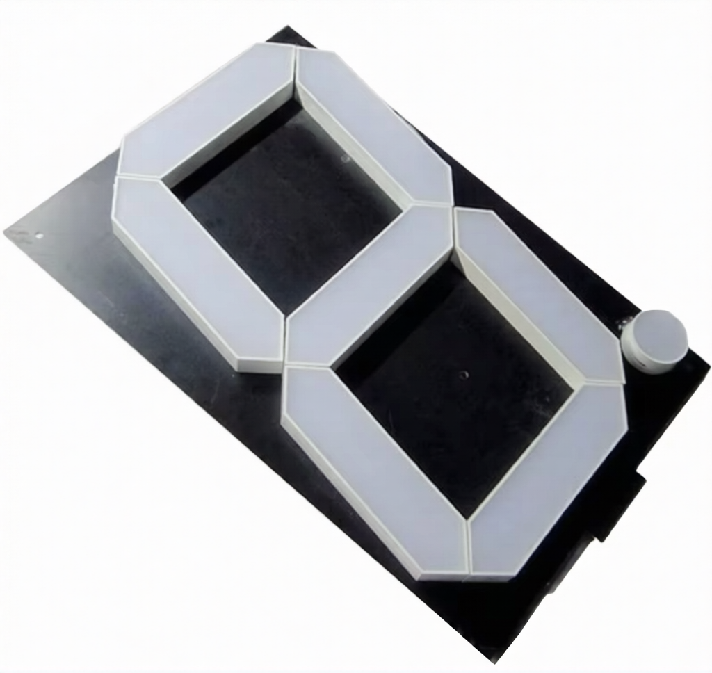 Single Digit 7 Segment 7 Inch Com.Anode - Red