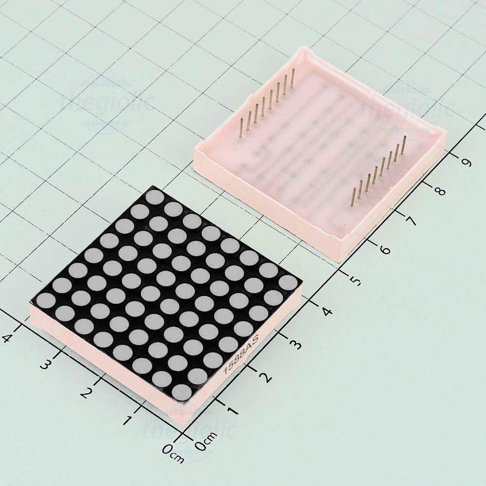 LED Matrix 8x8 - 3.75mm - Common Cathode - 1588AS