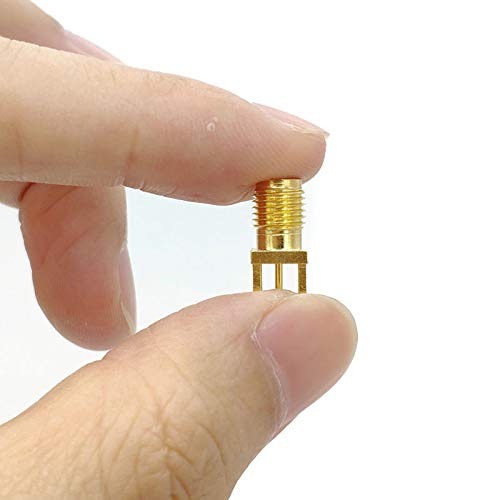 SMA FeMale Connector 1.6mm Jack Through-Hole for PCB Mount RF Connectors