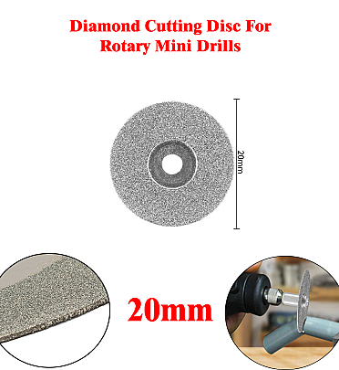 Diamond Cutting Disc (20mm) 1pcs For Rotary Mini Drills