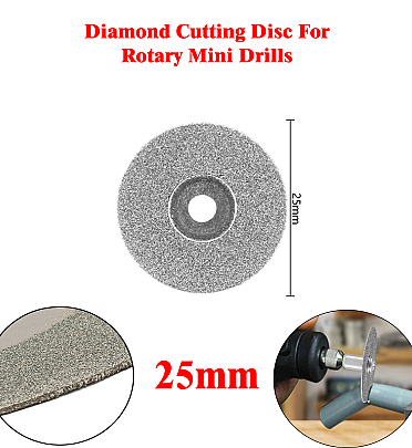 Diamond Cutting Disc (25mm) 1pcs For Rotary Mini Drills