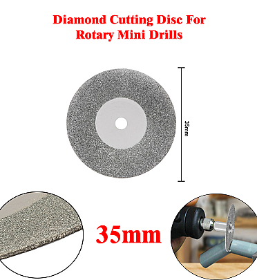 Diamond Cutting Disc (35mm) 1pcs For Rotary Mini Drills