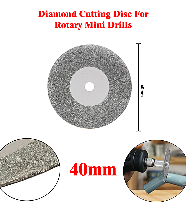 Diamond Cutting Disc (40mm) 1pcs For Rotary Mini Drills