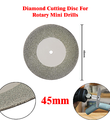 Diamond Cutting Disc (45mm) 1pcs For Rotary Mini Drills
