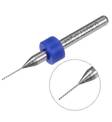 PCB Micro End Mill Bit 0.4mm for CNC (Carbide Material)