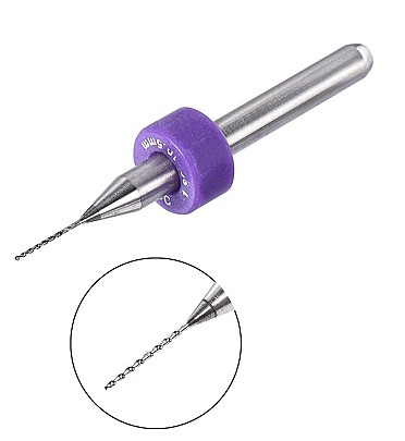 PCB Micro End Mill Bit 0.5mm for CNC (Carbide Material)