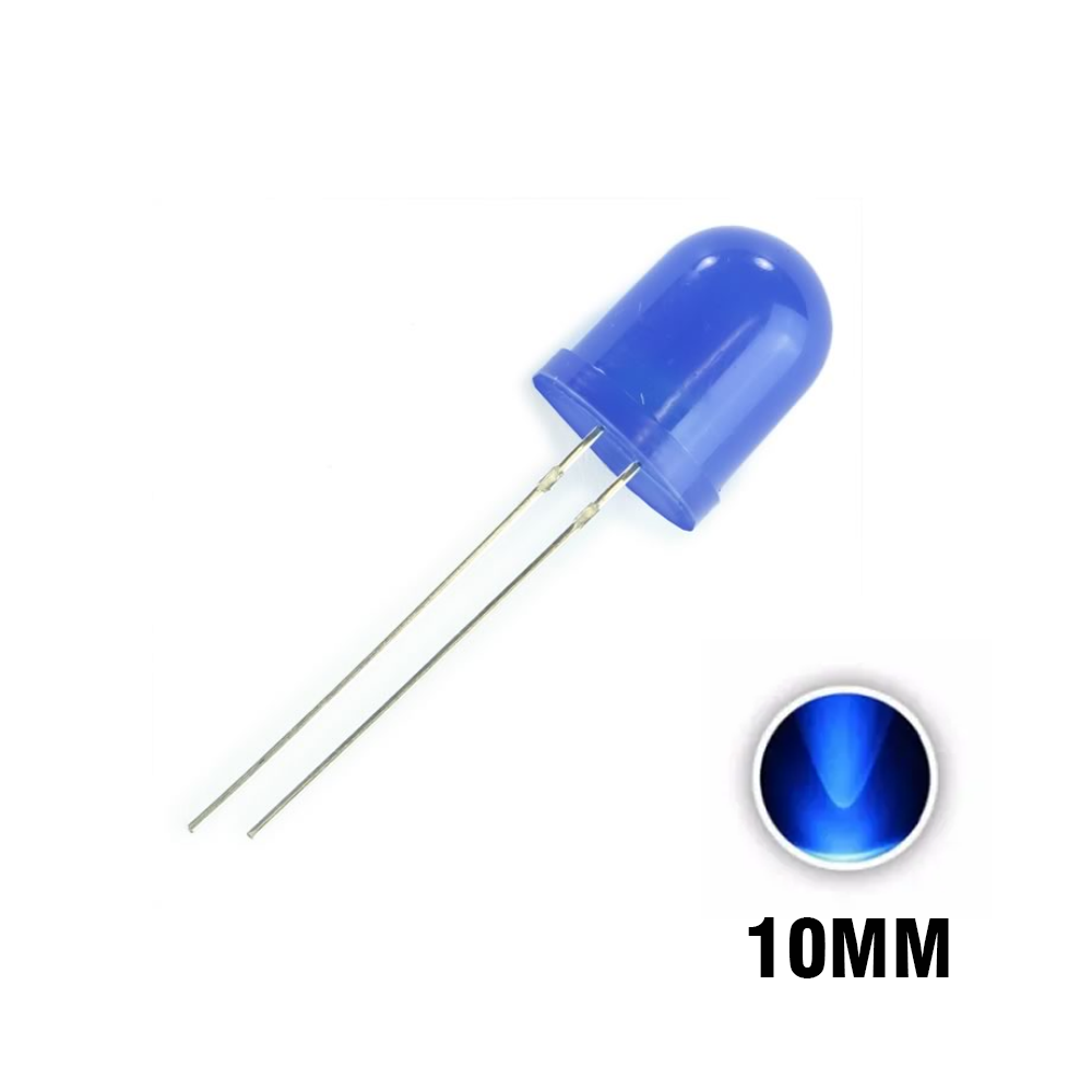 LED Blue 10mm -2Pin