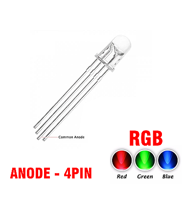 RGB LED Common Anode - 4Pin