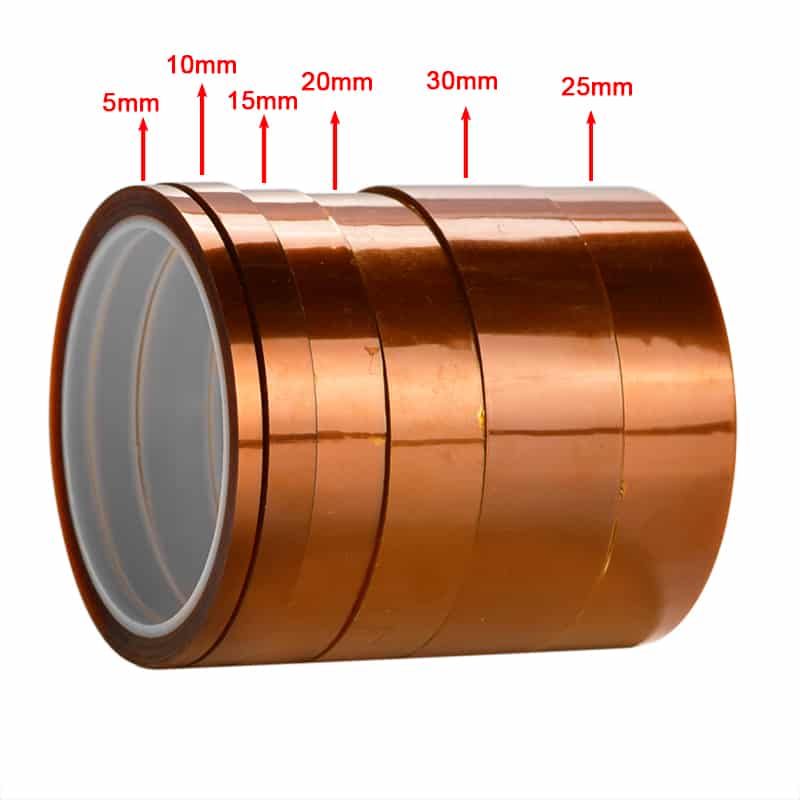 High Temperature (Kapton) Tape 20mm Width - 30m Length