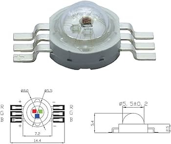 LED RGB SMD 9W - 3W For Each Color - 6Pin