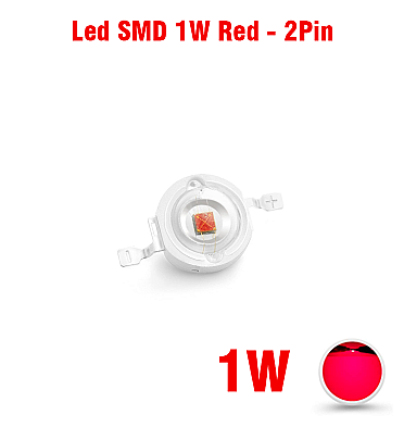 Led SMD 1W Red - 2Pin
