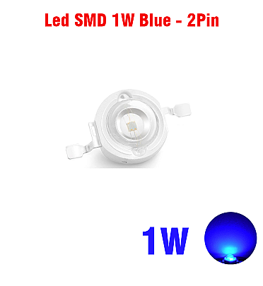 Led SMD 1W Blue - 2Pin
