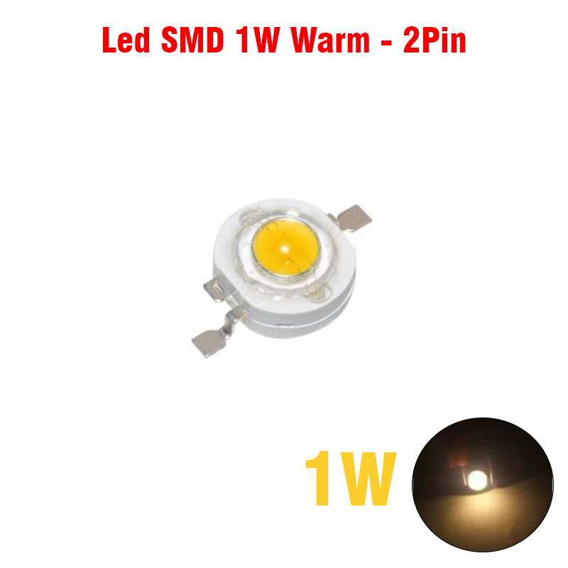 Led SMD 1W Warm - 2Pin